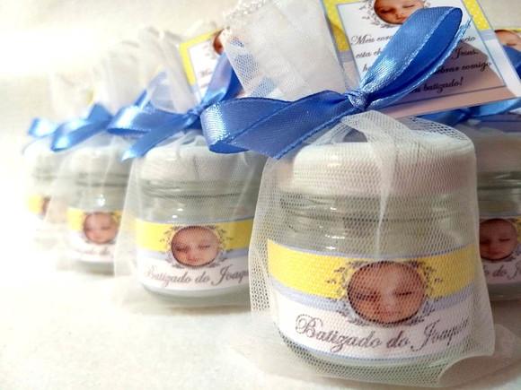 Vela perfumada lembrancinha Nascimento