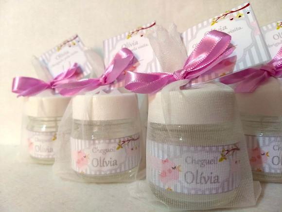 Vela perfumada Lembrancinha Nascimento/Aniversario/Batizado