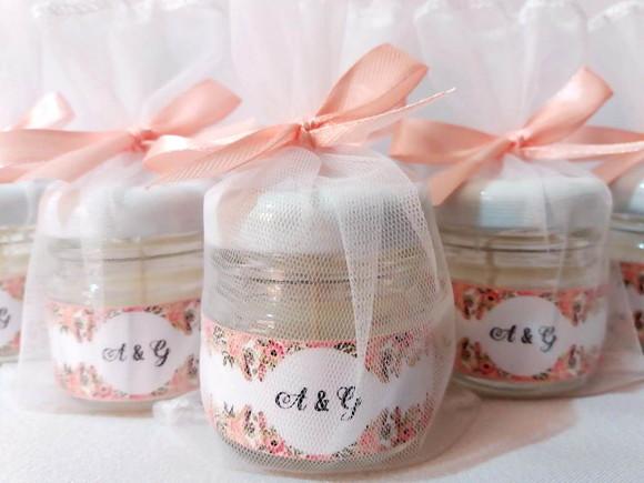 Vela Perfumada Personalizada para Casamento