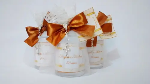 Aromatizador 60 ml Lembrancinha 50 anos Casamento