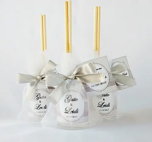 Aromatizador 60 ml Lembrancinha Casamento