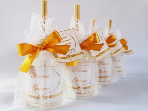 Aromatizador 60 ml Lembrancinha de Casamento