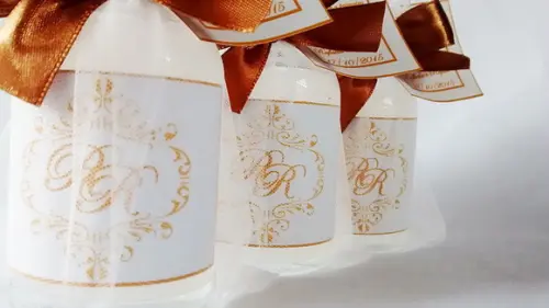 Aromatizador 60 ml Lembrancinha de Casamento