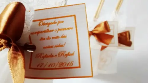 Aromatizador 60 ml Lembrancinha de Casamento