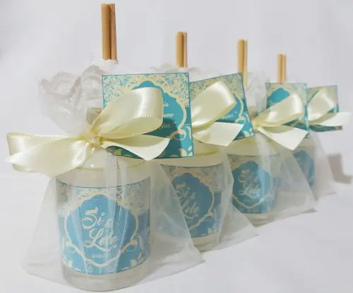 Aromatizador 60 ml Lembrancinha de Casamento