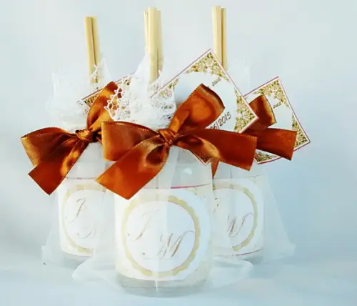 Aromatizador 60 ml Lembrancinha de Casamento
