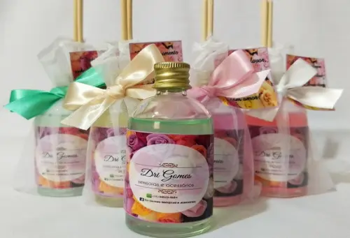 Aromatizador 60 ml Lembrancinha p/ Funcionários e Clientes