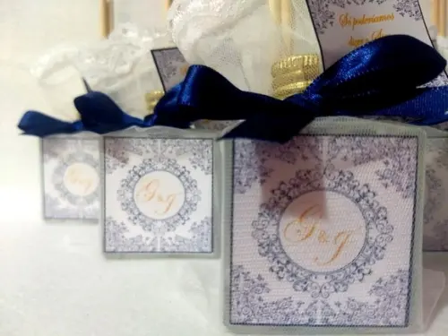Aromatizador cube 50 ml Lembrancinha Casamento