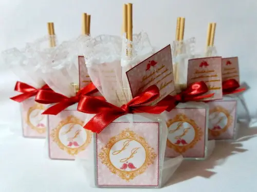 Aromatizador Cube 50 ml Lembrancinha Casamento