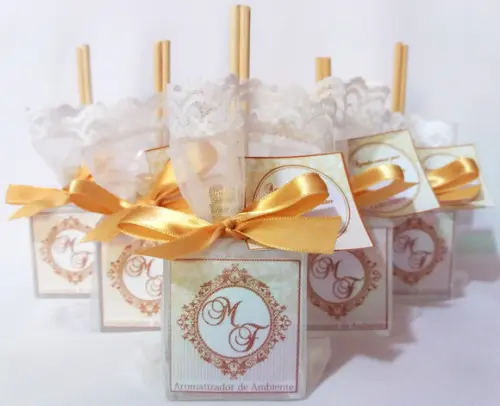 Aromatizador Cube 50 Ml Lembrancinha De Casamento