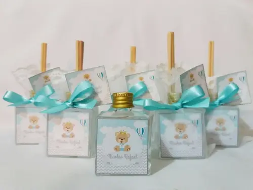 Aromatizador cube 50 ml Lembrancinha de maternidade