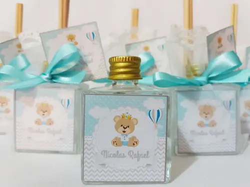Aromatizador cube 50 ml Lembrancinha de maternidade