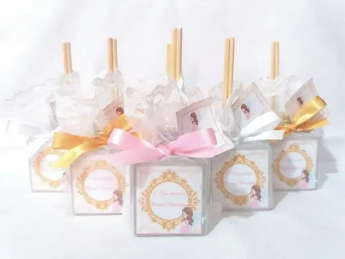 Aromatizador Cube 50 ml Lembrancinha Primeira Comunhão
