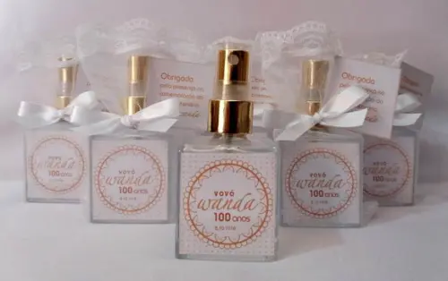 Aromatizador Lembrancinha Aniversário 100 Anos Home Spray