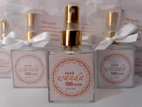 Aromatizador Lembrancinha Aniversário 100 Anos Home Spray