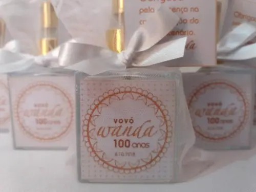Aromatizador Lembrancinha Aniversário 100 Anos Home Spray