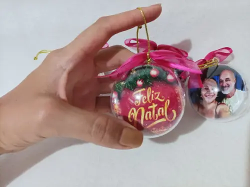 Bola de Natal Personalizada