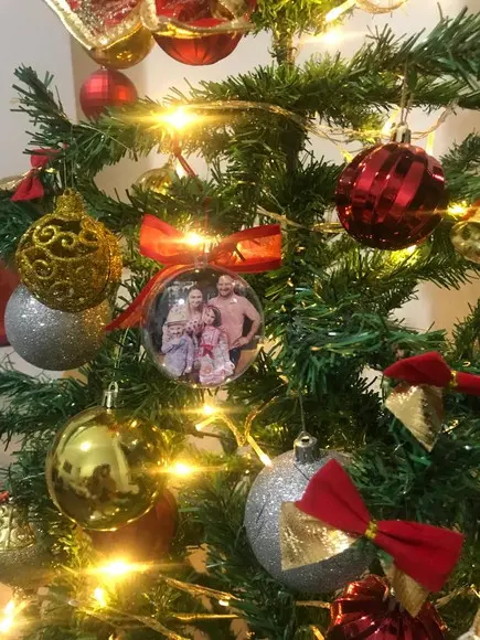 Bola de Natal Personalizada
