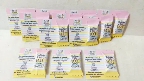 Cartão com Bala Personalizada para Todas as Ocasiões