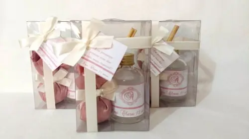 Kit Aromatizador + Sache Lembrancinha 15 Anos