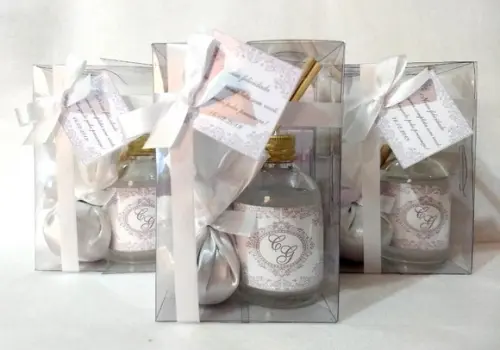 Kit Aromatizador + Sache Lembrancinha Casamento