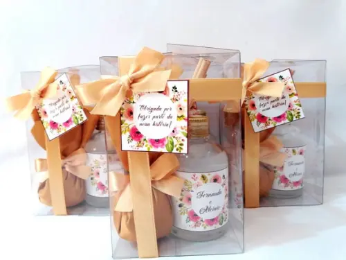 Kit Aromatizador + Sache Lembrancinha Casamento