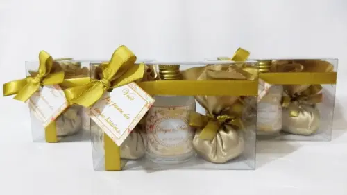 Kit Aromatizador + Sache Lembrancinha Casamento