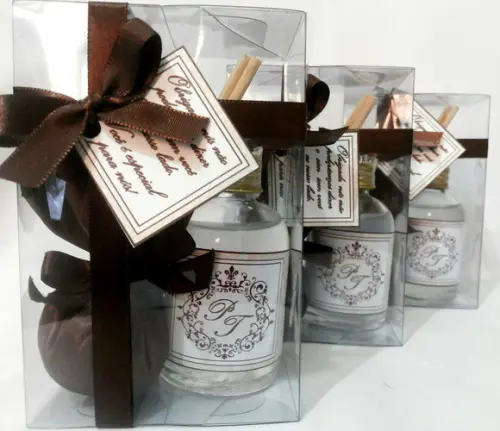 Kit Aromatizador + Sache Lembrancinha Casamento