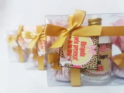 Kit Aromatizador + Sache Lembrancinha Chá de Lingerie
