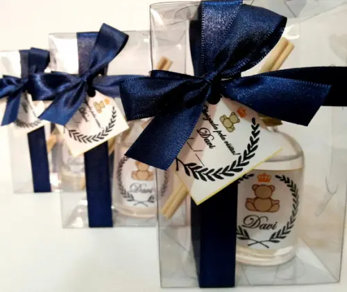Kit Aromatizador Lembrancinha de Nascimento
