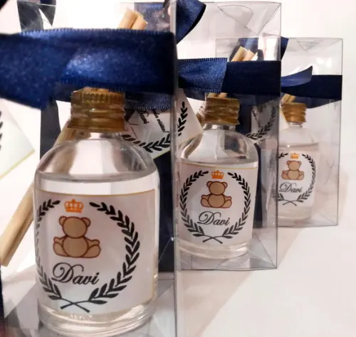 Kit Aromatizador Lembrancinha de Nascimento