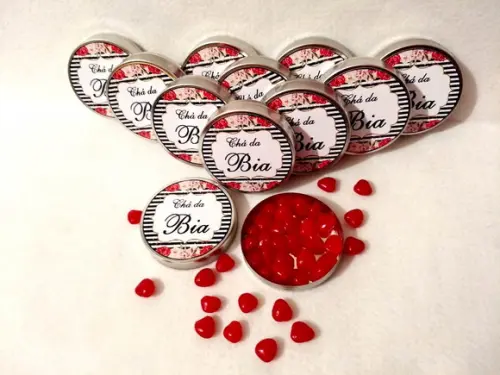 Latinha Lembrancinha Personalizada Chá de Cozinha