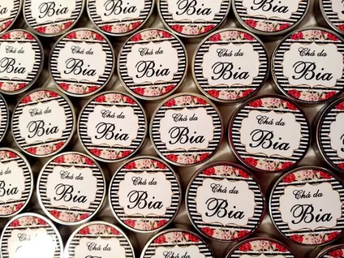 Latinha Lembrancinha Personalizada Chá de Cozinha