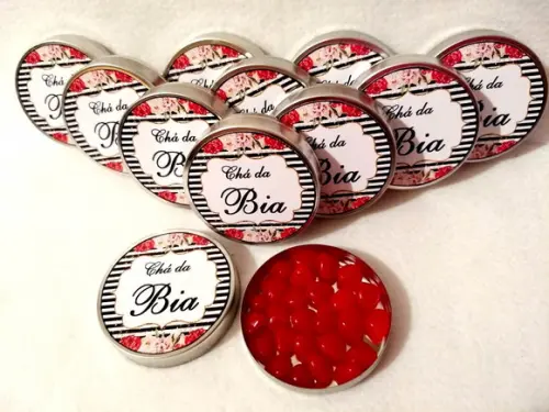 Latinha Lembrancinha Personalizada Chá de Cozinha