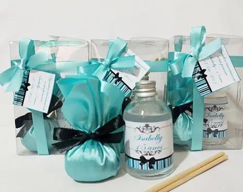 Lembrancinha 15 Anos Aromatizador + Sache Perfumado