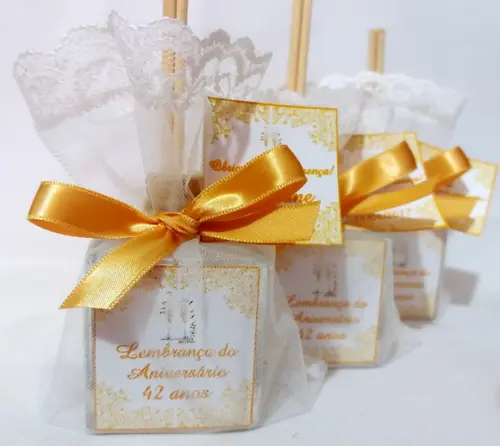 Lembrancinha de Aniversário Aromatizador Cube 50 ml