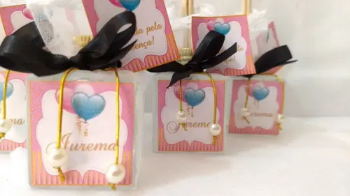 Lembrancinha de Aniversário Aromatizador Cube 50 ml