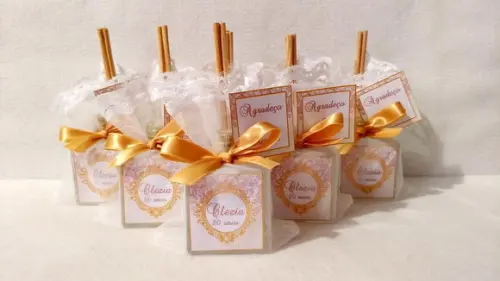 Lembrancinha de Aniversário Aromatizador Cube 50 ml