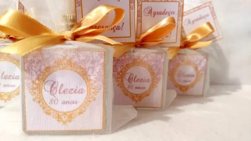 Lembrancinha de Aniversário Aromatizador Cube 50 ml