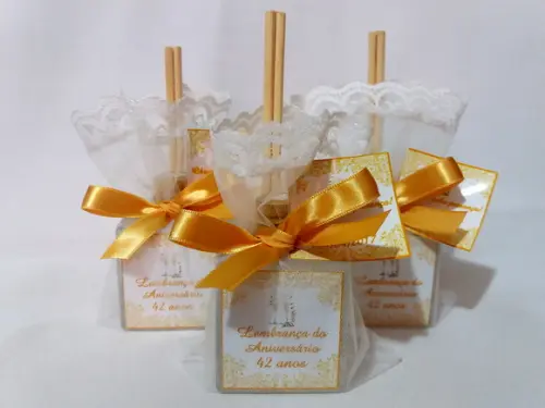 Lembrancinha de Aniversário Aromatizador Cube 50 ml