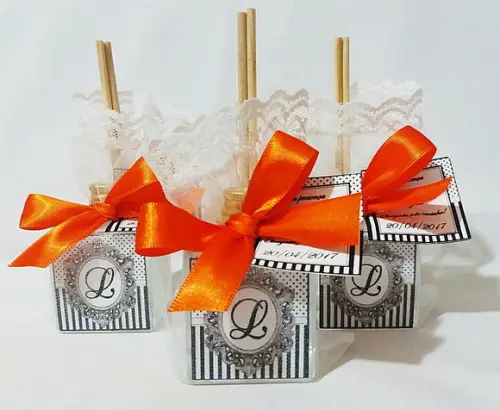 Lembrancinha de Aniversário Aromatizador Cube 50 ml