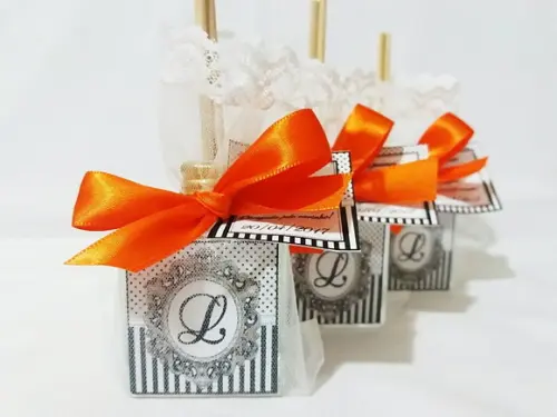 Lembrancinha de Aniversário Aromatizador Cube 50 ml