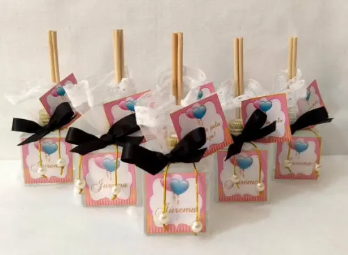 Lembrancinha de Aniversário Aromatizador Cube 50 ml
