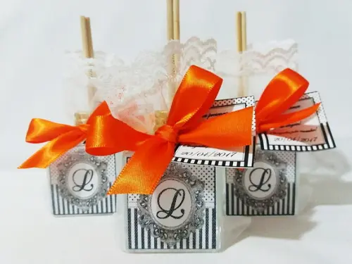 Lembrancinha de Aniversário Aromatizador Cube 50 ml