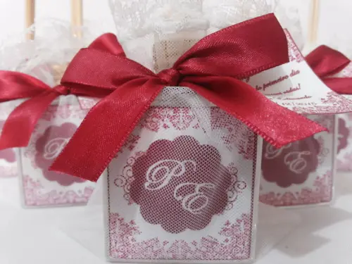 Lembrancinha de Casamento Aromatizador Cube 50 ml