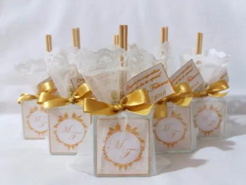 Lembrancinha de Casamento Aromatizador Cube 50 ml