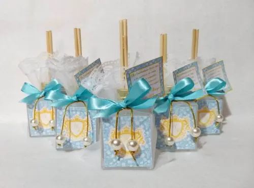 Lembrancinha de Casamento Aromatizador pingente com pérola