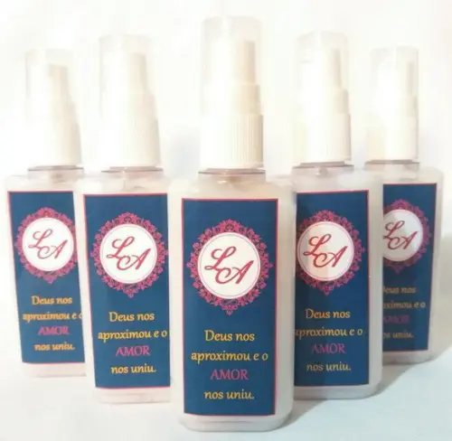 Lembrancinha de Casamento hidratante/alcool-gel 60 ml