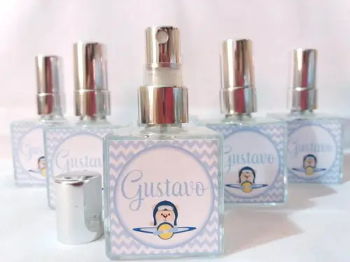 Lembrancinha de Nascimento Home Spray