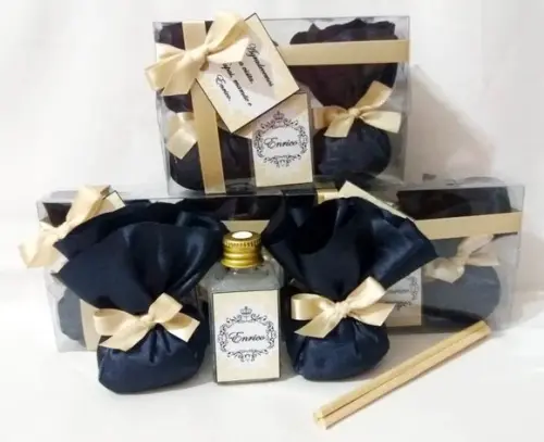 Lembrancinha de Nascimento, Mini Aromatizador, Sache Perf.
